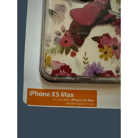 Disney Parks Minnie Mouse iPhone XS Max Clear Floral Case - Picture 7 of 10